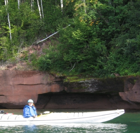 Kayaking the Boundary waters of lake superior