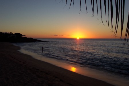 Sunset on Private Beach - Antigua