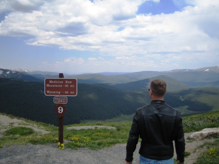 Riding through Rocky Mountain Nat'l Park Summer '05