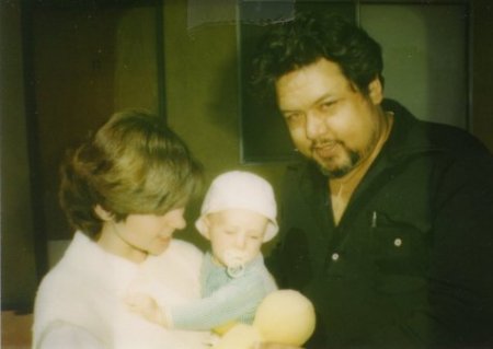 Sue, her eldest daughter Sunshine, and I, years ago