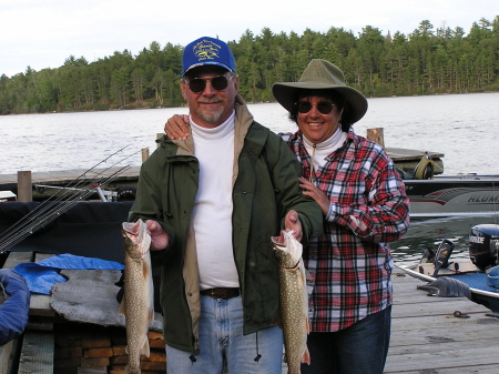Linda and I at Lake of the Woods