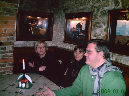 Liz Majdosz, my wife, and I in Krakow, 2008