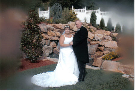 My hubby and I on our wedding day