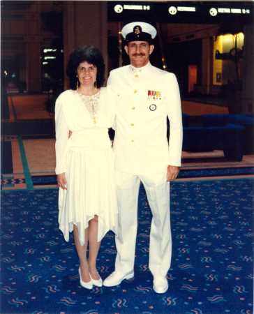 RMC CENTANNE & WIFE, SHARON, - NAVY BALL Nov/91 TAMPA, FL.