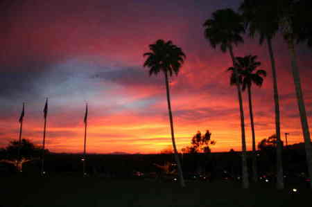 Sunset at the El Conquistador Hotel