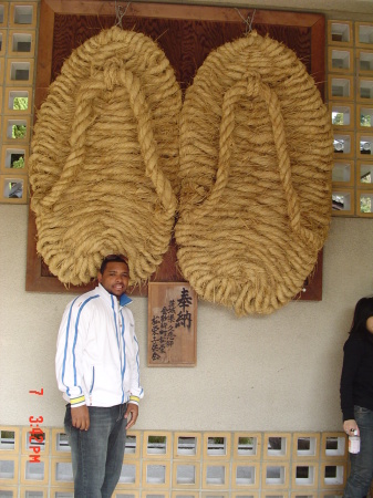 Me and the Great Buddha's shoes