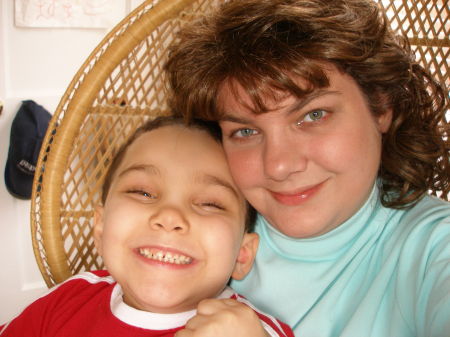 My munchkin and I  - Feb 2006