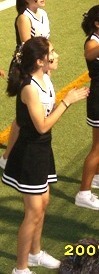 Haley Cheering for 8th Grade 2007