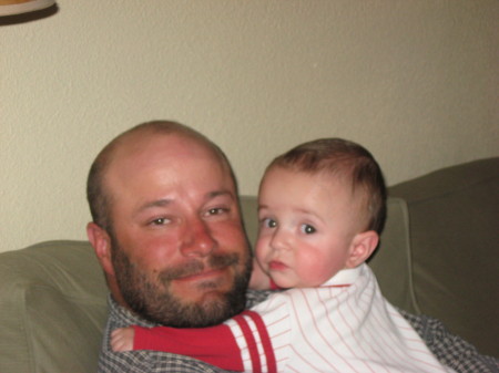 My husband John and our son Jack