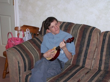 Steven and his ukulele