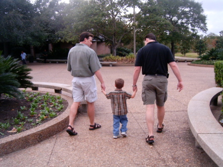 Kyler and his uncles!