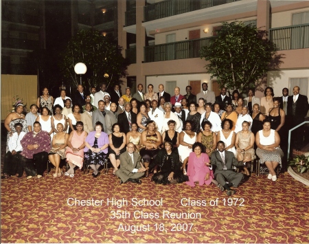 CHS Class of 72 35th Class Reunion Group Picture