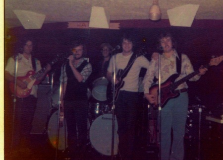 Gary at The Rogues Club in 1974