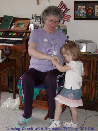 Dancing Charli with Grandma Tiffany 051406