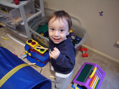 sam in the playroom 2008