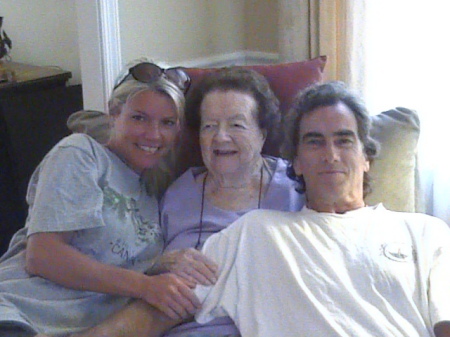 Heather, husband Richard and my grandmother