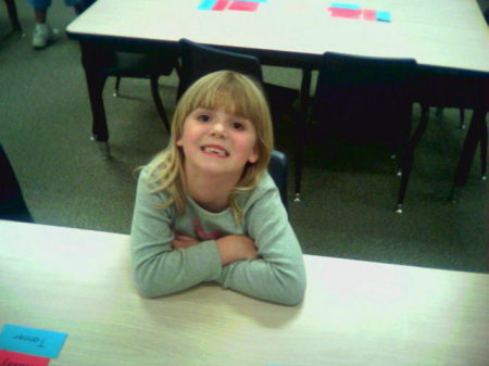 Makayla at school