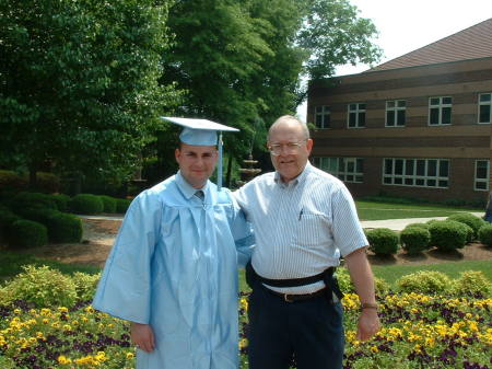 Shaun's graduation from Chapel Hill