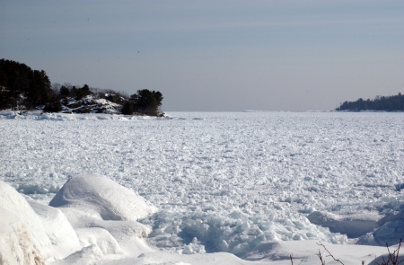 Frozen Lake Superior