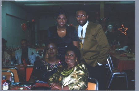 My sisters and I at our mother's high school reunion.