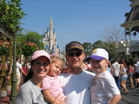 The Tompkins in Disney World FL ~ March 2007