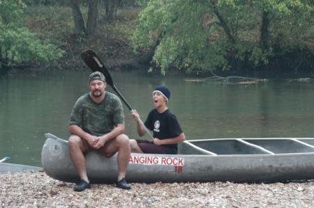 Bubba and I at the Illinois River