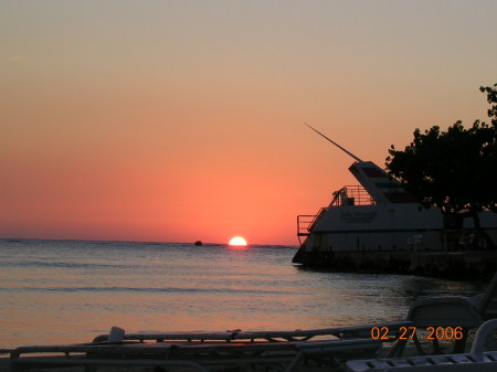 Vacation Jamiaca sunset