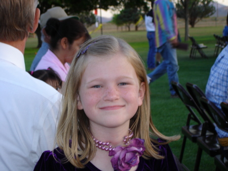 My youngest daughter in 2005.