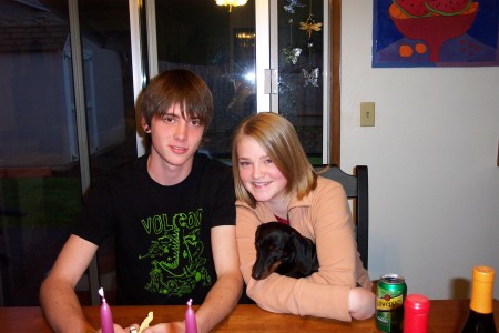 Brandon & girlfriend Terra thanksgiving 2005