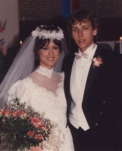 Our wedding day - March 24, 1985