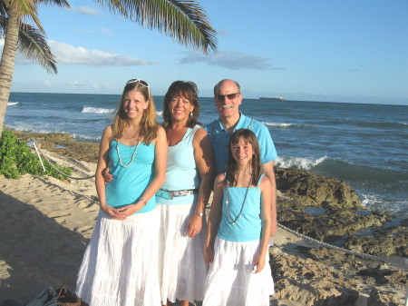 Anderson family in Hawaii 2006