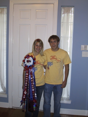 Barbara & date (with Homecoming Mums) 2005