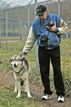 ME & A REAL LIVE WOLF