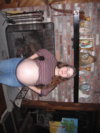 Me at around 7 months pregnant