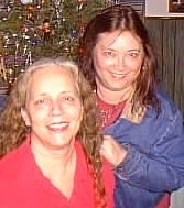 Christmas holidays 2003, my sister Joni and me