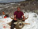 DANNY MY SON  WITH HIS  BIG ELK