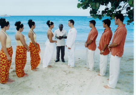 Our wedding in Jamaica