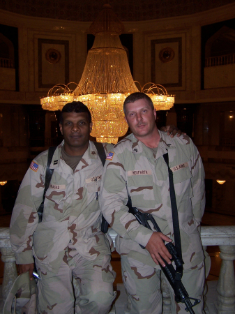 my Commander and I in Iraq