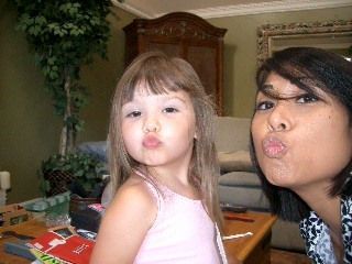 Me and my daughter, Tamaya hamming it up