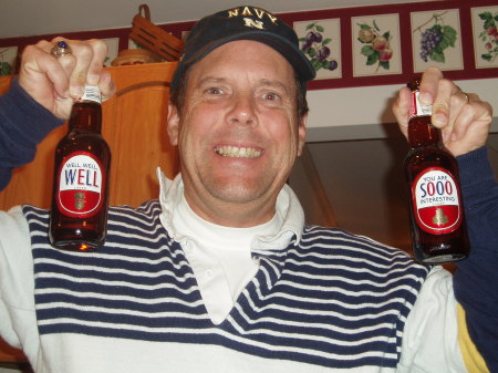 Dave with his favorite beer!