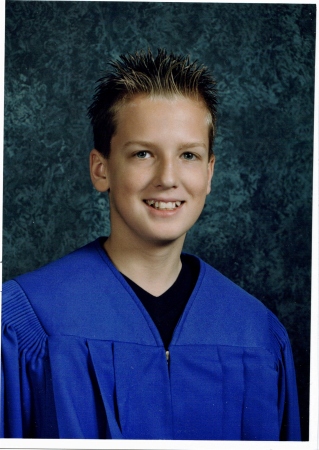 My Son Christopher's Graduation picture from 8th Grade