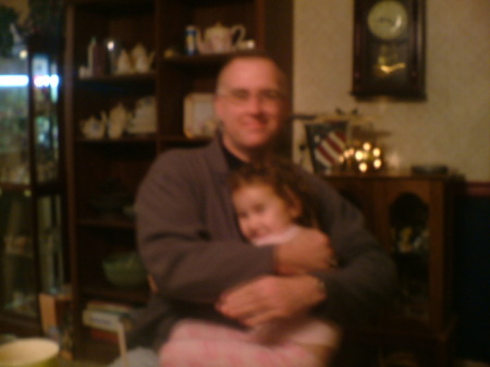 My brother, Jim Chambers, with my daughter Savannah