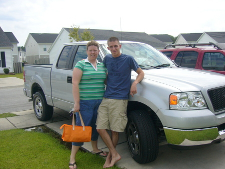 Wife, Me, and new truck.