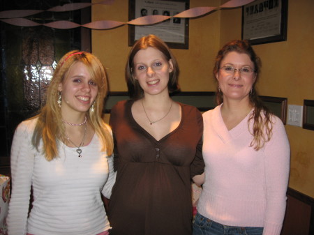 My two daughters, Nicole and Kayla, and I.