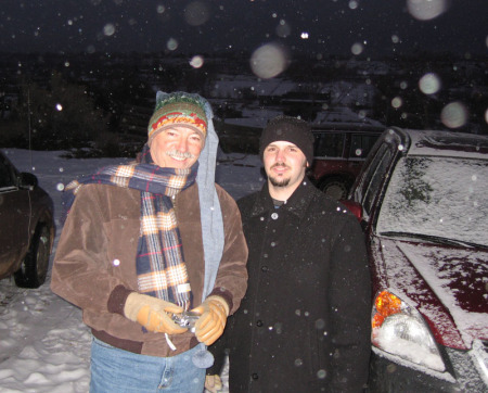 Dad and me in New Mexico, 2007