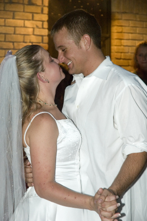 Our first dance.