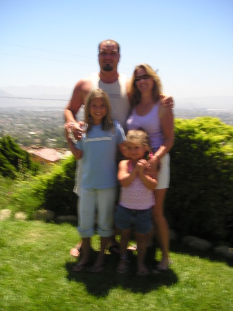 my family at dads home in camarillo hieghts