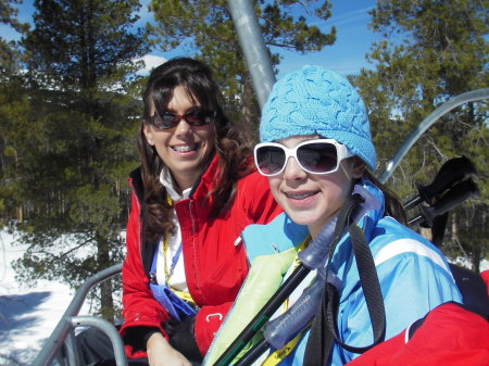 Jessica and I on ski trip