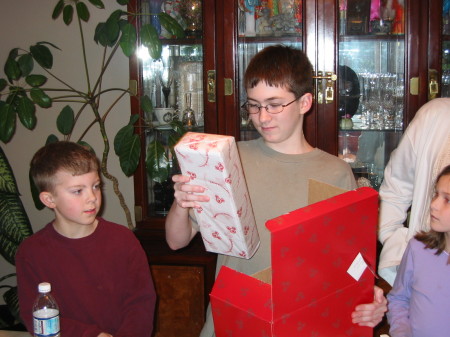 Grandson, Branden, son of Darin and Diana, on right, turned 15 in March, this pic 2 years old