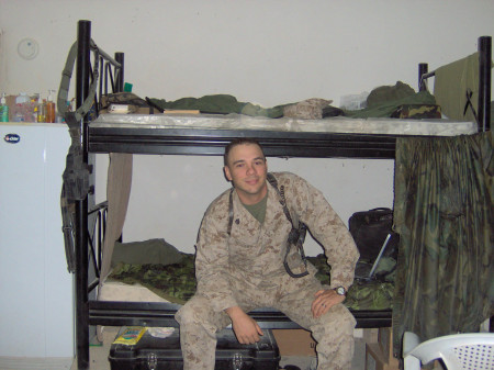 My bed in Iraq
